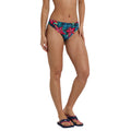 Red - Side - Animal Womens-Ladies Docks Floral Bikini Bottoms