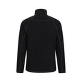 Black - Back - Mountain Warehouse Mens Ashbourne II Half Zip Fleece Top