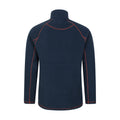 Navy - Back - Mountain Warehouse Mens Ashbourne II Half Zip Fleece Top