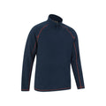 Navy - Lifestyle - Mountain Warehouse Mens Ashbourne II Half Zip Fleece Top