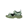 Green - Pack Shot - Mountain Warehouse Boys Camouflage Sandals