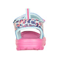 Pink - Back - Mountain Warehouse Girls Animal Print Sandals