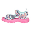 Pink - Side - Mountain Warehouse Girls Animal Print Sandals