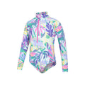 Multicoloured - Lifestyle - Mountain Warehouse Childrens-Kids Mira Rash Guard Swimsuit