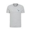 Grey - Front - Mountain Warehouse Mens Pitolchry Mountain Cotton T-Shirt