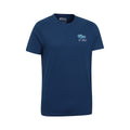 Navy - Lifestyle - Mountain Warehouse Mens St Ives Printed Organic T-Shirt