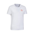 White - Lifestyle - Mountain Warehouse Mens St Ives Printed Organic T-Shirt