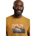 Beige - Side - Mountain Warehouse Mens Mountain Explorer Organic Cotton T-Shirt