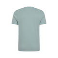 Pale Green - Back - Mountain Warehouse Mens Padstow Printed Organic T-Shirt