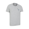 Grey - Lifestyle - Mountain Warehouse Mens Keswick Mountain Cotton T-Shirt