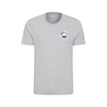 Grey - Front - Mountain Warehouse Mens Keswick Mountain Cotton T-Shirt