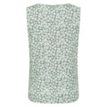 Pale Green - Back - Mountain Warehouse Womens-Ladies Orchid Floral Vest Top