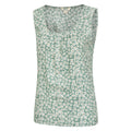 Pale Green - Side - Mountain Warehouse Womens-Ladies Orchid Floral Vest Top