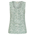 Pale Green - Front - Mountain Warehouse Womens-Ladies Orchid Floral Vest Top