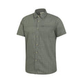 Dark Green - Side - Mountain Warehouse Mens Cotton Shirt