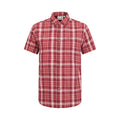 Red - Front - Mountain Warehouse Mens Cotton Shirt