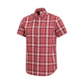 Red - Side - Mountain Warehouse Mens Cotton Shirt