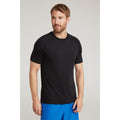 Black - Front - Mountain Warehouse Mens Quick Dry T-Shirt