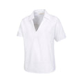 White - Side - Mountain Warehouse Womens-Ladies Breeze II Linen Short-Sleeved Shirt