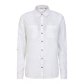 White - Front - Mountain Warehouse Womens-Ladies Messina Linen Blend Shirt