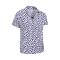 Grey - Lifestyle - Mountain Warehouse Womens-Ladies Valleta Floral Short-Sleeved Shirt