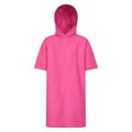 Pink - Front - Mountain Warehouse Childrens-Kids Lagoon Microfibre Hooded Towel