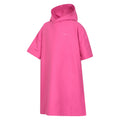 Pink - Side - Mountain Warehouse Childrens-Kids Lagoon Microfibre Hooded Towel