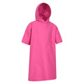 Pink - Lifestyle - Mountain Warehouse Childrens-Kids Lagoon Microfibre Hooded Towel