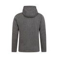 Black - Back - Mountain Warehouse Mens Nevis Fleece Full Zip Hoodie