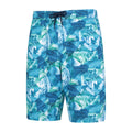 Teal - Side - Mountain Warehouse Mens Ocean Patterned Boardshorts