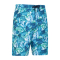 Teal - Lifestyle - Mountain Warehouse Mens Ocean Patterned Boardshorts