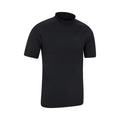 Black - Pack Shot - Mountain Warehouse Mens Rash Guard (Pack of 2)