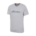 Grey - Side - Mountain Warehouse Mens Mountain Bike Organic Cotton T-Shirt