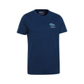 Navy - Lifestyle - Mountain Warehouse Mens Falmouth Printed Organic T-Shirt