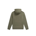 Khaki Green - Side - Animal Mens Driver Organic Hoodie