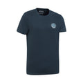 Dark Blue - Side - Mountain Warehouse Mens Ambleside Tree Ring Organic T-Shirt