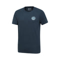 Dark Blue - Side - Mountain Warehouse Mens Aviemore Tree Ring Organic T-Shirt