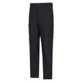 Jet Black - Side - Mountain Warehouse Mens Trek Convertible Trousers