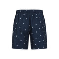 Navy - Back - Mountain Warehouse Mens Aruba Turtle Swim Shorts