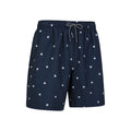 Navy - Side - Mountain Warehouse Mens Aruba Turtle Swim Shorts