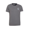 Grey - Side - Mountain Warehouse Mens Discover Oban Cotton T-Shirt