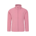 Pink - Front - Mountain Warehouse Childrens-Kids Camber II Full Zip Fleece Jacket