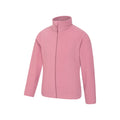 Pink - Back - Mountain Warehouse Childrens-Kids Camber II Full Zip Fleece Jacket