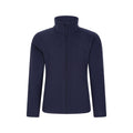 Dark Blue - Front - Mountain Warehouse Childrens-Kids Camber II Full Zip Fleece Jacket