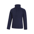 Dark Blue - Back - Mountain Warehouse Childrens-Kids Camber II Full Zip Fleece Jacket