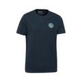 Dark Blue - Lifestyle - Mountain Warehouse Mens Fort William Tree Ring Organic T-Shirt