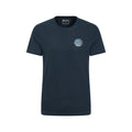 Dark Blue - Front - Mountain Warehouse Mens St Andrews Tree Ring Organic T-Shirt