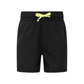 Jet Black - Front - Mountain Warehouse Childrens-Kids Run It Shorts