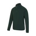 Dark Green - Side - Mountain Warehouse Mens Camber II Half Zip Fleece Top