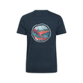 Dark Blue - Back - Mountain Warehouse Mens Oban Tree Ring Organic T-Shirt